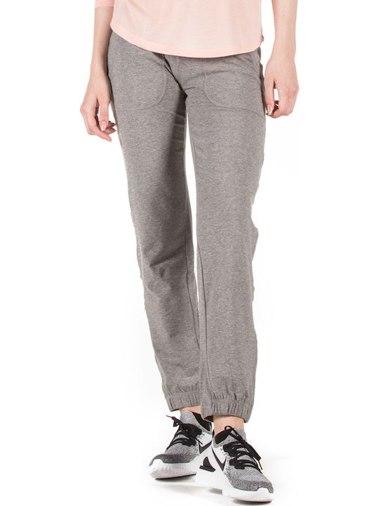 Body Action 011739 Damen-Sweatpants Gray 011739-01