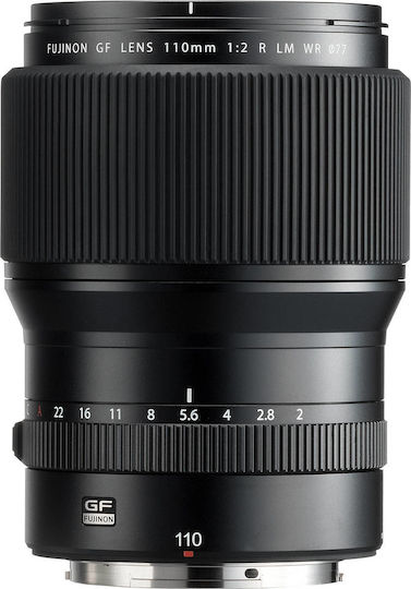 Medium Format Φωτογραφικός Φακός GF 110mm f/2 R LM WR Telephoto για  G Mount Μαύρος
