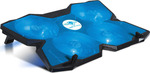 Spirit of Gamer Air Blade 500 Cooling Pad για Laptop έως 17.3" με 4 Ανεμιστήρες και Φωτισμό Μπλε