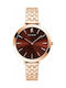 Pierre Lannier Watch with Pink Gold Metal Bracelet 029K949