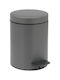 Pam & Co Metallic Toilet Bin with Soft Close Lid 5lt Anthracite