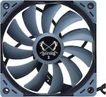 Scythe KazeFlex 120 Case Fan με Σύνδεση 3-Pin / 4-Pin Molex Μπλε