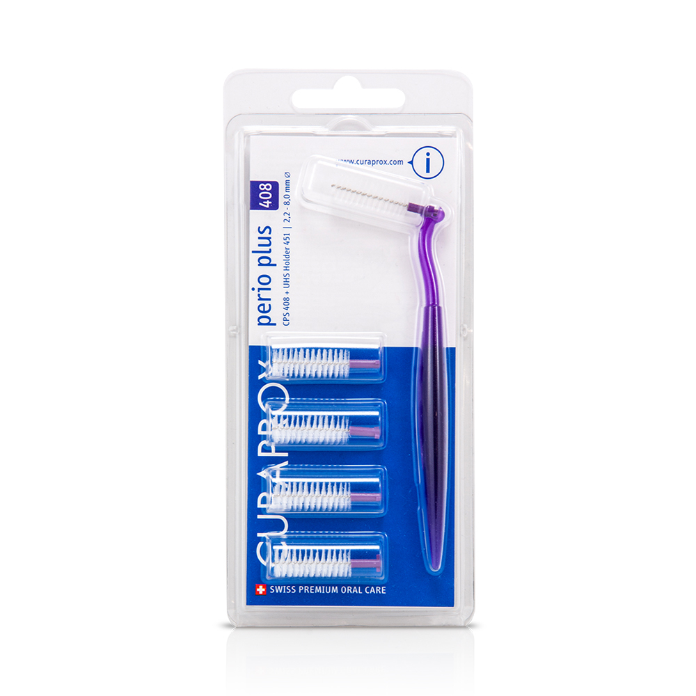 Curaprox Perio Plus Ανταλλακτικά για Μεσοδόντια Βουρτσάκια με Λαβή 2 ...