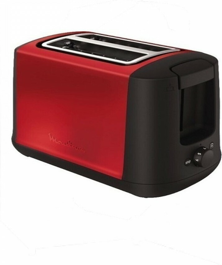 Moulinex Subito LT340D Toaster 2 Slots 850W Red