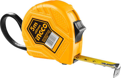 Ingco HSMT0835.1 Tape Measure with Auto-Rewind 25mm x 5m