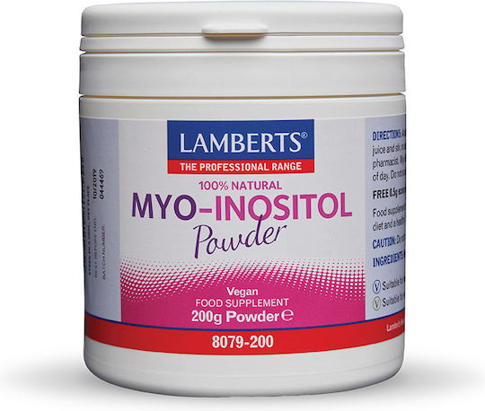 Lamberts Myo Inositol Powder Ειδικό Συμπλήρωμα Διατροφής 200gr