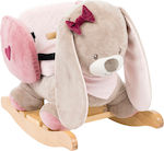 Nattou Nina The Bunny Schaukelspielzeug Pferd für 36++ Monate Rosa 987295