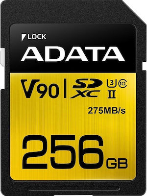 Adata Premier One SDXC 256GB Clasa 10 U3 V90 UHS-II