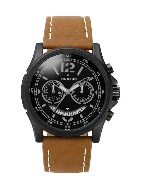 Thorton Ανδρικό Ρολόι 47mm Χρονογράφος Μπαταρία...