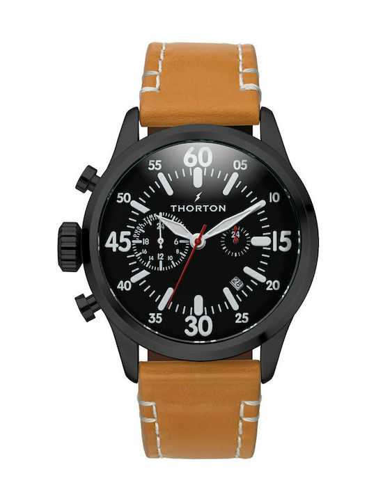 Thorton Ανδρικό Ρολόι 47mm Χρονογράφος Μπαταρία...