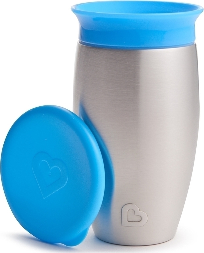 Munchkin Miracle Stainless Steel 360° Sippy Cup Blue 296ml - Skroutz.gr Munchkin Miracle Stainless Steel 360 Sippy Cup