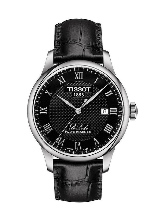 Tissot Le Locle Powermatic 80 Часовник Автоматичен с Кожена каишка