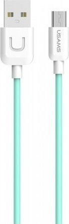 Usams Regular USB 2.0 to micro USB Cable Τιρκουάζ 1m (US-SJ098)