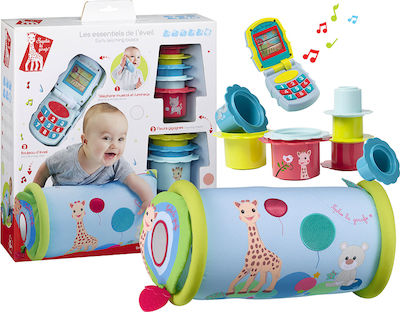 Sophie La Girafe Roll & Crawling Toys Μαθαίνω τα βασικά με τη Σόφι with Music for 3++ Months