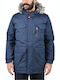 Emerson MR1668N Men's Winter Parka Jacket Navy