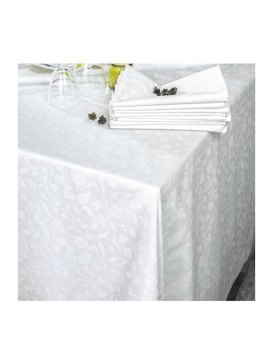 Rythmos Tablecloth Bensimon White 170x270cm