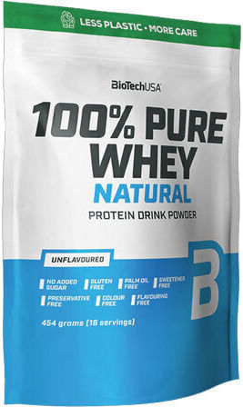 Biotech USA 100% Pure Whey Whey Protein Gluten Free 454gr