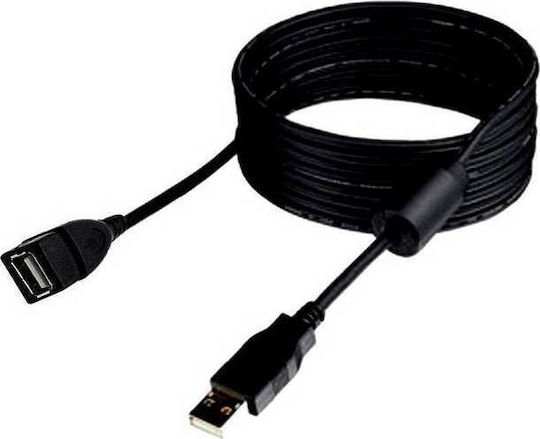 Ancus USB 2.0 Кабел USB-A мъжки - USB-A женски Черен 3м 12692