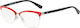 Emporio Armani Damen Brillengestell Rot EA1066 ...