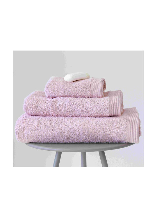 SB Home Πετσέτα Χεριών Primus 30x50εκ. Pink Βάρ...