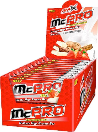 Amix Nutrition McPro Protein Bar 20 X Bars Protein with Flavor Cinnamon 20x60gr