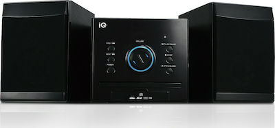 IQ Sistem audio CD-312 CD-312 20W cu CD / Media digitale Player și Bluetooth Negru