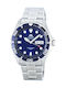 Orient Herrenuhr 42mm Automatisch mit Silber Metallarmband