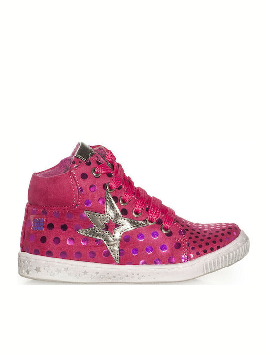 Kids Sneakers High Anatomic Fuchsia
