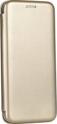 Forcell Βιβλίο Smart Magnet Elegance Synthetic Leather Book Gold (Galaxy S8+)