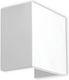 VK Lighting Μοντέρνο Φωτιστικό Τοίχου με Ντουί G9 Λευκό 12x12x7.5εκ.