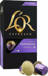 L'Or Capsule Espresso Lungo Profondo Compatibile cu Mașina Nespresso 10capace