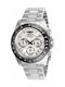 Invicta Speedway Ceas Baterie cu Argint Brățară metalică