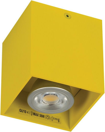 VK Lighting Monos Spot cu Soclu GU10 în Culoare Galben VK Lighting Monos Spot cu Soclu GU10 în Culoare Galben