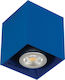VK Lighting Единично Спот с Цокъл GU10 в Син Цвят