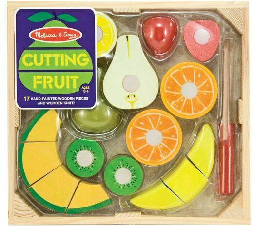 Melissa & Doug Κόβωντας Φρούτα από Ξύλο για 3+ Ετών 17τμχ