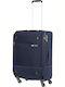 Samsonite Base Boost Spinner Mittlere Stoffkoffer Blau mit 4 Rädern Höhe 66cm