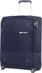 Samsonite Base Boost Cabin Travel Suitcase Fabric Blue with 2 Wheels Height 55cm