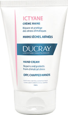 Ducray Ictyane Creme Mains Ενυδατική Κρέμα Χεριών 50ml