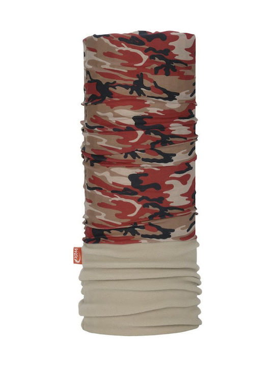 Wind X Treme Polarwind Camouflage Red Halswärmer für Motorradfahrer Rot Farbe