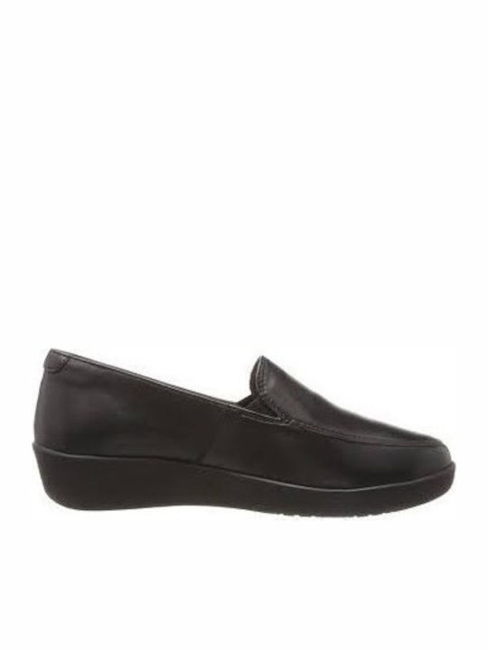 Paseo IV 1 Leather Women's Loafers in Black Color
