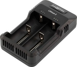 Ansmann Lithium 2 USB Charger 2 Batteries Li-ion/Ni-MH Size AA/AAA/18650/16340/26650/14500