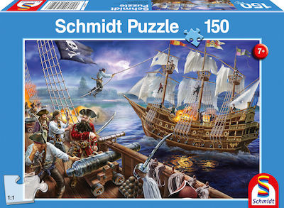 Puzzle pentru Copii Πειρατική περιπέτεια pentru 7++ Ani 150buc Schmidt Spiele