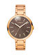 Vogue Twist II Watch with Pink Gold Metal Bracelet