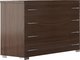 Comoda pentru Dormitor P18 Castan cu 4 sertare 100x39x73buc
