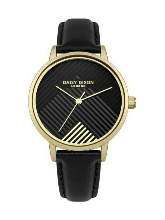 Daisy Dixon Jade Watch with Black Leather Strap