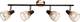 Elmark Ambix Ceiling & Wall Spot with 4 Lights and E14 Lamp Adapter in Copper Colour