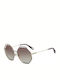 Chloe Women's Sunglasses with Gold Metal Frame and Gold Gradient Lens CE132S 205