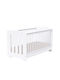 Casababy Babybett Kinderbett Art Weiß-Grau