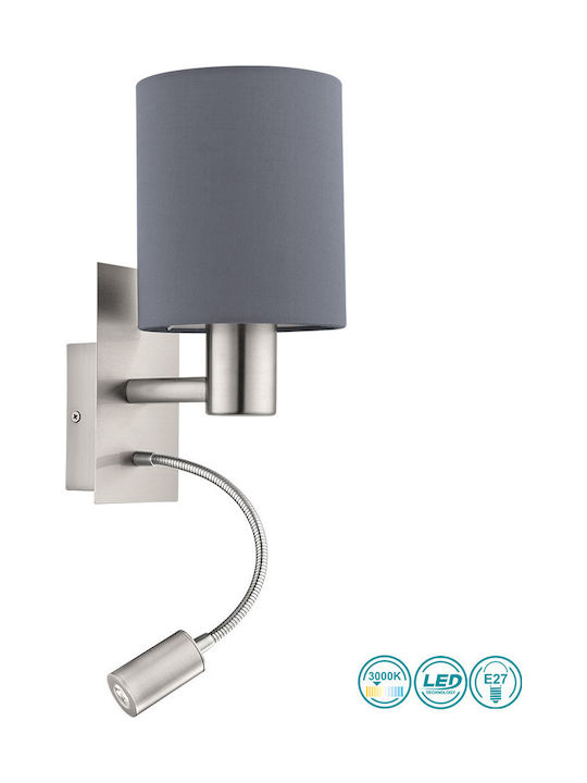 Eglo Pasteri Modern Wall Lamp with Socket E27 S...