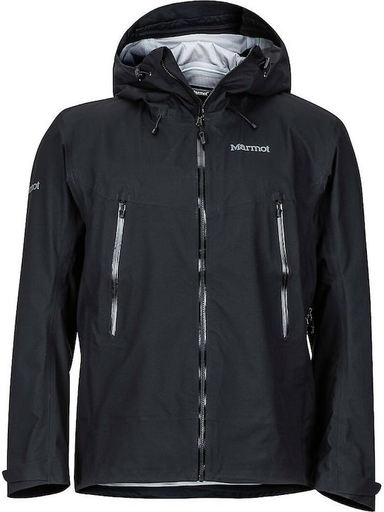 Marmot Red Star Herren Winter Jacke Lässig Wasserdicht Schwarz